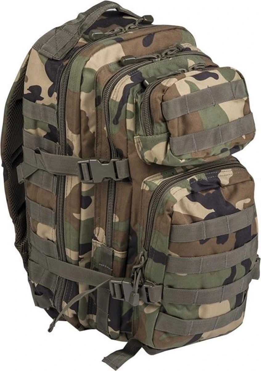 US Assault Backpack - Rugzak - 36 Liter - Woodland 51 X 29 X 28 Cm 3 US Assault Backpack - Rugzak - 36 Liter - Woodland 51 X 29 X 28 Cm