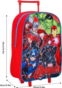 Marvel THE AVENGERS Trolley Koffertje Vakantie Logeren Tripjes -Reis Opberg Artikelen 853x1200 1