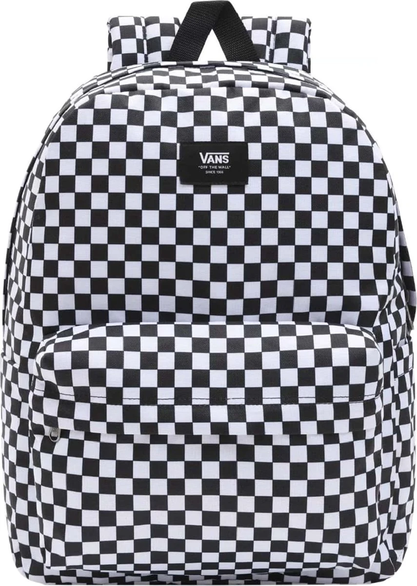 Vans MN Old Skool Check B Rugzak - Black/White 3 Vans MN Old Skool Check B Rugzak - Black/White