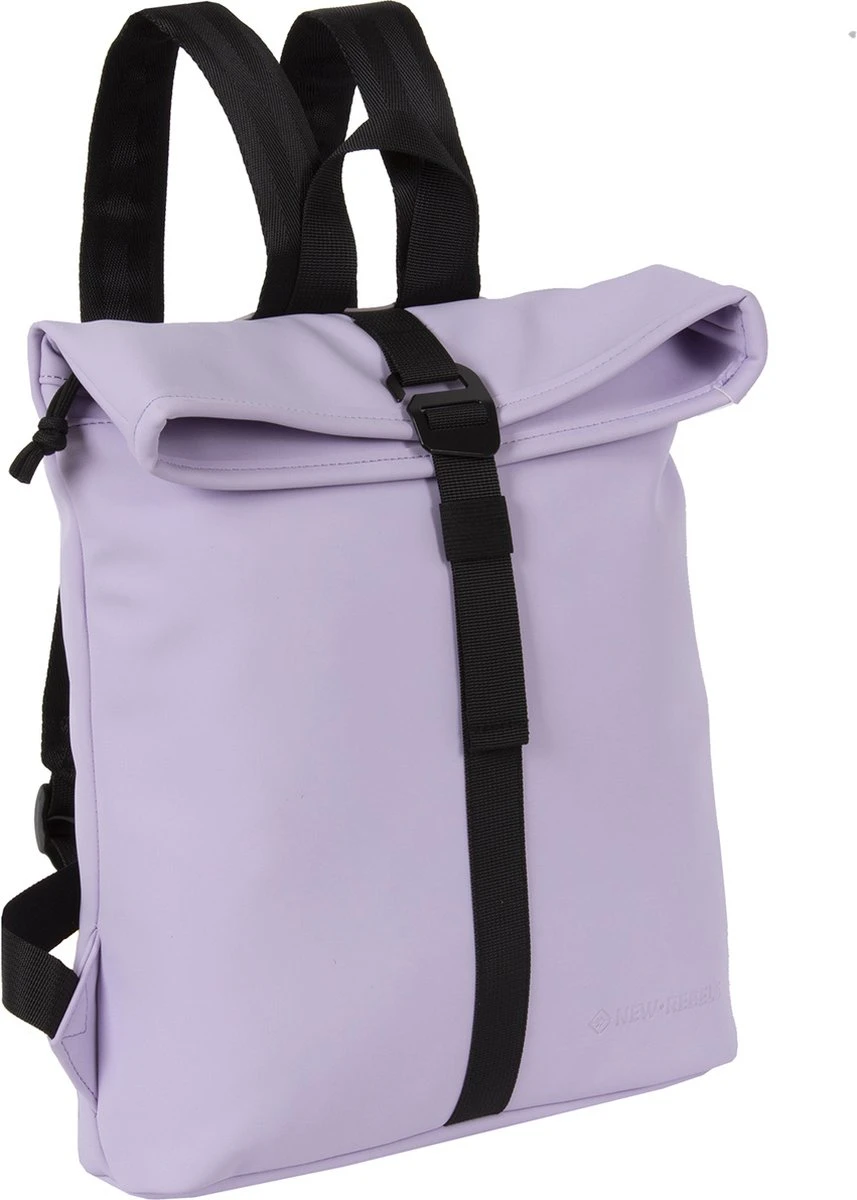 New Rebels Mart Waterafstotende Rolltop Rugzak - Medium - Lila 3 New Rebels Mart Waterafstotende Rolltop Rugzak - Medium - Lila