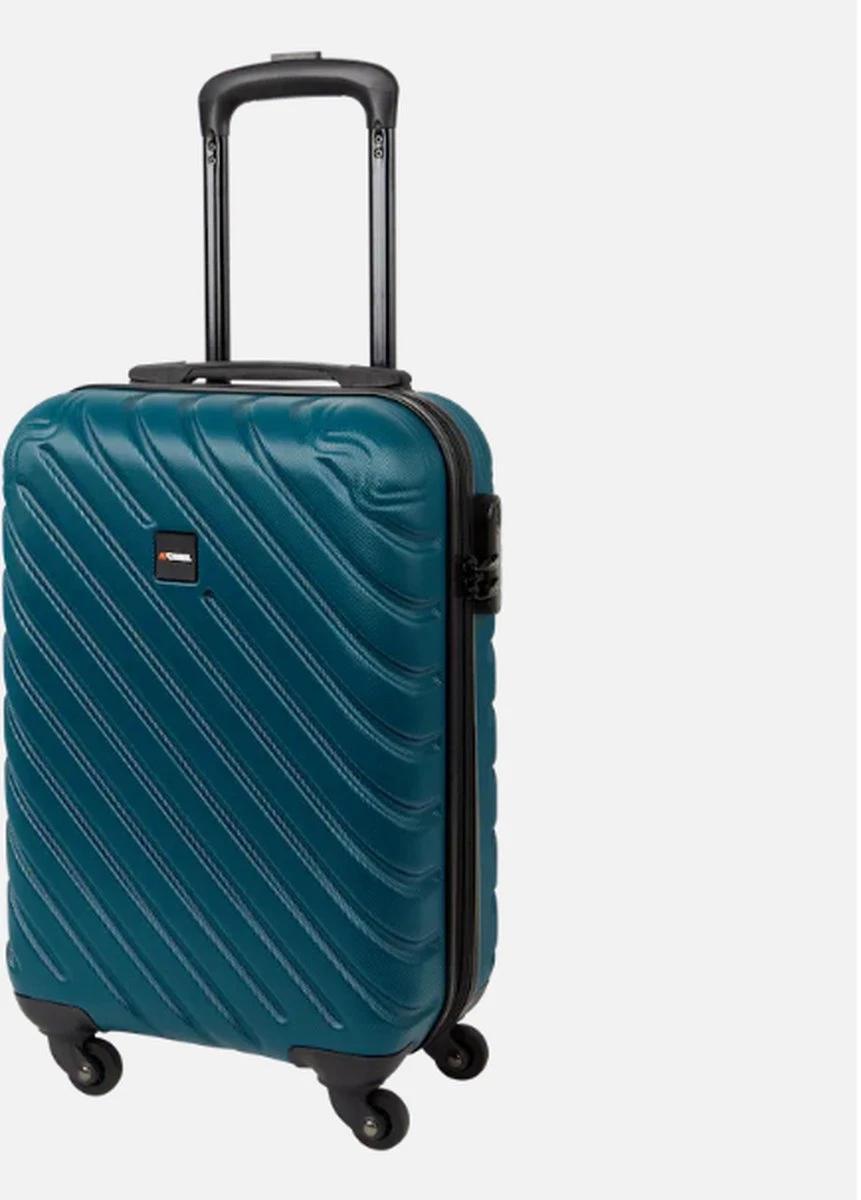 Merkloos Koffer - Oslo - Handbagage - Blauw - 28 Liter 3 Merkloos Koffer - Oslo - Handbagage - Blauw - 28 Liter