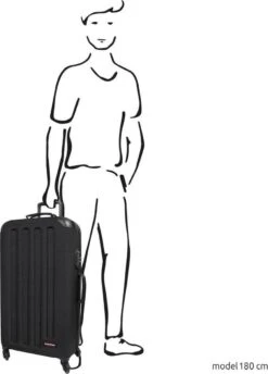 Eastpak TRANZSHELL L Reiskoffer (77 X 43 X 26.5 Cm) - Black -Reis Opberg Artikelen 862x1200 2