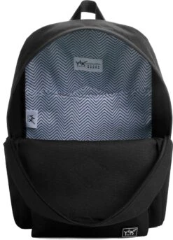 YLX Finch Rugzak. Zwart. Recyceld Rpet Materiaal. Gerecyclede Plastic Flessen - Eco Friendly. Volwassenen - Tieners - Middelbare Scholieren - Jongens - Meisjes. 14" Laptop Sleeve. Backpack - Schooltas - Rugzak -Reis Opberg Artikelen 864x1200