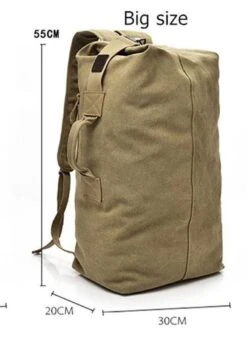 CANVAS Heavy Duty Ghurka Army Reistas RUGZAK 35 Liter! Zwart -Reis Opberg Artikelen 870x1200 11