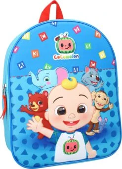 Cocomelon Rugzak Here We Go! 3d Junior 8,5 Liter Polyester Blauw -Reis Opberg Artikelen 870x1200 4