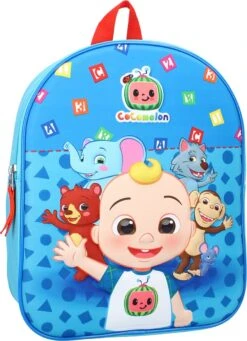 Cocomelon Rugzak Here We Go! 3d Junior 8,5 Liter Polyester Blauw -Reis Opberg Artikelen 870x1200 5