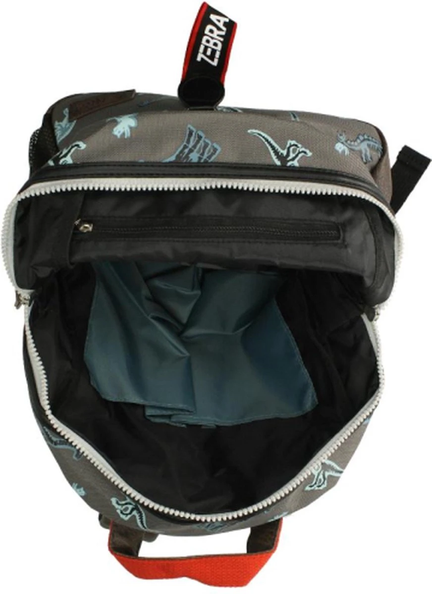 Zebra Rugzak Dino X-ray- Blauw Grijs 13 Zebra Rugzak Dino X-ray- Blauw Grijs - Afbeelding 11