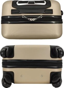 SB Travelbags Bagage Koffer 75cm 4 Wielen Trolley - Champagne -Reis Opberg Artikelen 877x1200