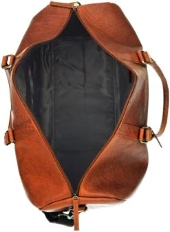 Fana Bags Leren Weekendtas - Leren Reistas - Grote Reistas Leder - Cadeau Mannen - Reistas/Weekendtas/Sporttas Echt Leer - Duffel Bag -Reis Opberg Artikelen 879x1200 16