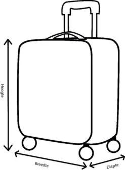 BHPPY - Pretty Pineapple - Reiskoffer (76 Cm) -Reis Opberg Artikelen 879x1200 3