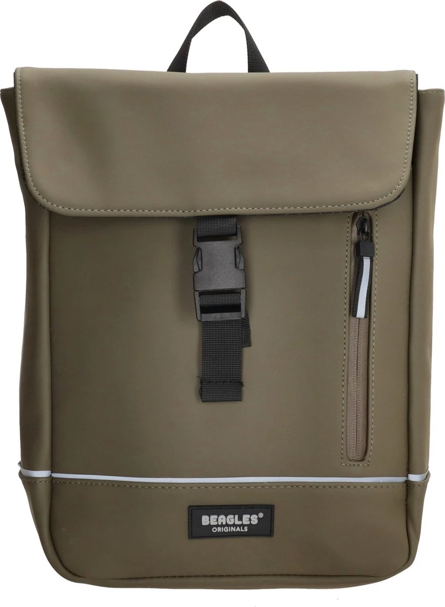 Beagles Originals Waterproof Originals Rugzak Tablet - Olijfgroen 7 Beagles Originals Waterproof Originals Rugzak Tablet - Olijfgroen - Afbeelding 5