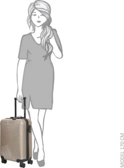 Enrico Benetti Louisville 39040 Handbagage Koffer 52 Cm - Champagne -Reis Opberg Artikelen 884x1200