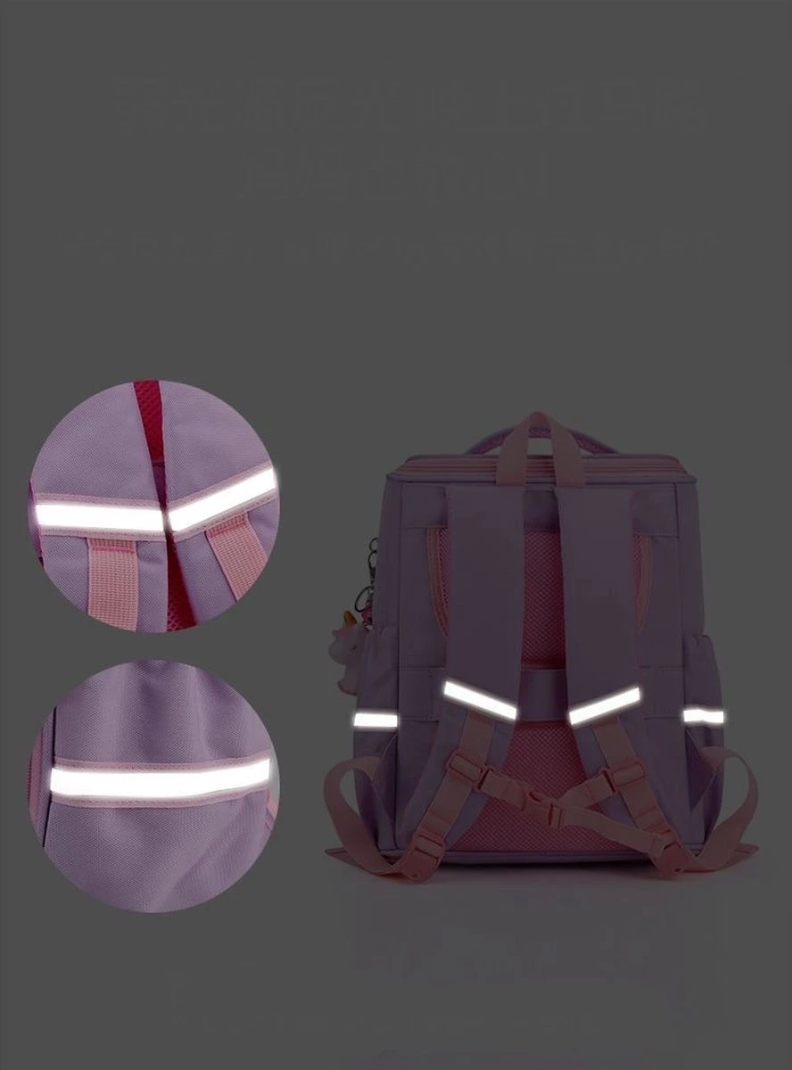 Kinder Rugzak - Rugtas Voor Meisjes - Kleuter - Peuter - Schooltas Basisschool - Eenhoorn Roze 5 Kinder Rugzak - Rugtas Voor Meisjes - Kleuter - Peuter - Schooltas Basisschool - Eenhoorn Roze - Afbeelding 3