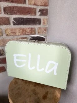 Merkloos Koffertje Karton Groen Maat L Met Eigen Opdruk - Met Naam -Reis Opberg Artikelen 899x1200 2