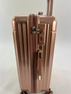 AATravel M Reiskoffer - Trolley ABS - Met Dubbele Wielen - 63 Cm - 66 Liter - Roze -Reis Opberg Artikelen 900x1200 32