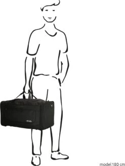 Enrico Benetti Orlando 35301 M Reistas / Sporttas 62 Liter - Zwart -Reis Opberg Artikelen 900x1200 54