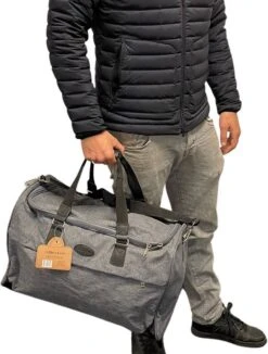 Reistas Deluxe - Weekendtas 48 Liter - Luxe Reistas Grey Leonardo -Reis Opberg Artikelen 909x1200 4