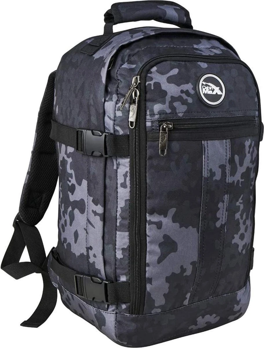 CabinMax Metz Reistas – Handbagage 20L – Rugzak – Schooltas - 40x25x20 Cm – Compact Backpack – Lichtgewicht – Camo 2 CabinMax Metz Reistas – Handbagage 20L – Rugzak – Schooltas - 40x25x20 Cm – Compact Backpack – Lichtgewicht – Camo