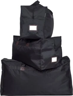 MAXXIBAGS - Set Van 3 (M/M/M) Opbergtas - Skitas - Skiën - Kledingzak - Reistas - Tassenset - Weekendtas - Voor Dekens/kussens/dekbedden - Organiser -Zwart - Afmeting: 40 X 70 X 35 -Reis Opberg Artikelen 911x1200 13
