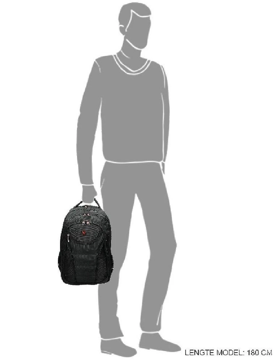 Enrico Benetti Cornell - Laptoprugzak 17 Inch - Zwart 8 Enrico Benetti Cornell - Laptoprugzak 17 Inch - Zwart - Afbeelding 6