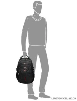 Enrico Benetti Cornell 47081 Laptoprugzak 15,6 Inch Laptopvak - Zwart -Reis Opberg Artikelen 916x1200 1