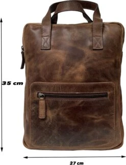 Saccoo Ramon Rugtas 100% Hunterleder Medium Formaat. -Reis Opberg Artikelen 918x1200 6