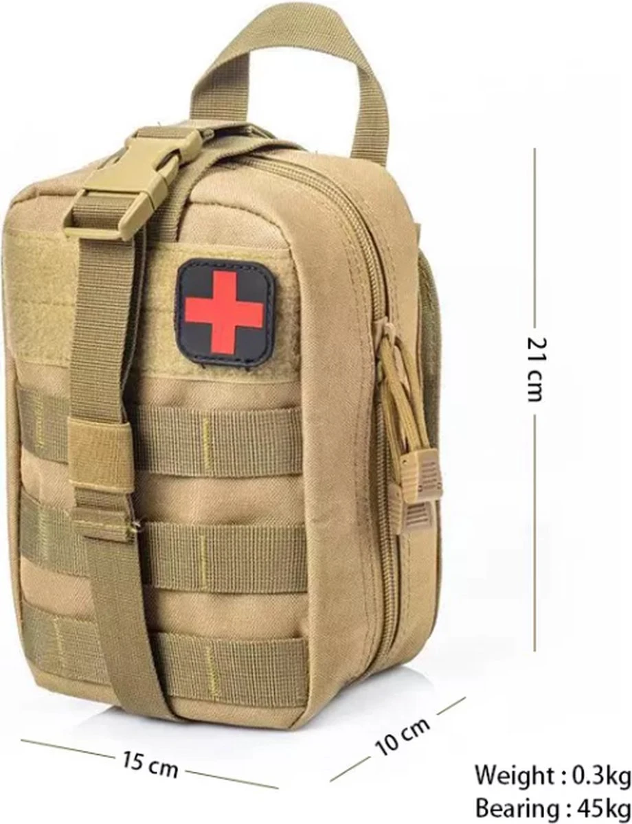Alta-X Outdoor - EHBO Tas Oranje - Medicijntas - First Aid Bag - Jacht Survival Militaire Edc Pack Molle - Tactical Heuptas Outdoor Sos Pouch Leger Medische Kit Taille Riem Rugzak 8 Alta-X Outdoor - EHBO Tas Oranje - Medicijntas - First Aid Bag - Jacht Survival Militaire Edc Pack Molle - Tactical Heuptas Outdoor Sos Pouch Leger Medische Kit Taille Riem Rugzak - Afbeelding 6
