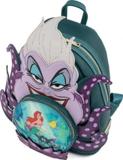 FUNKO Loungefly: Disney Villains - Ursula Little Mermaid Cosplay Mini Backpack 12 FUNKO Loungefly: Disney Villains - Ursula Little Mermaid Cosplay Mini Backpack -Reis Opberg Artikelen 922x1200 7