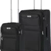 TravelZ Softspinner TSA Kofferset - 2-delig Handbagage + Grote Koffer 77cm - Dubbele Wielen - Zwart -Reis Opberg Artikelen 923x1200 1