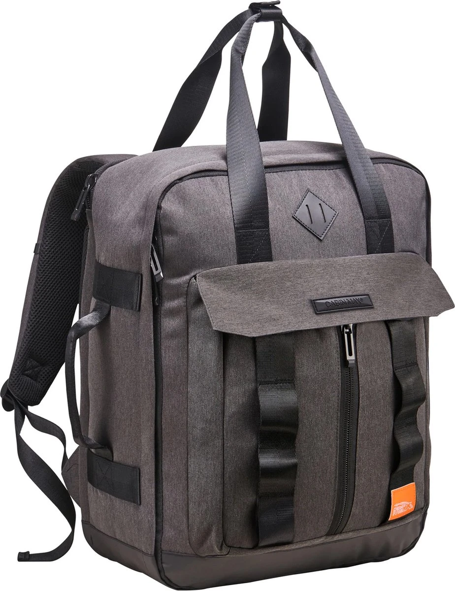 CabinMax Memphis Reistas– Handbagage 30L - Rugzak – Backpack - 45x35x20cm – Lichtgewicht - Grijs 3 CabinMax Memphis Reistas– Handbagage 30L - Rugzak – Backpack - 45x35x20cm – Lichtgewicht - Grijs