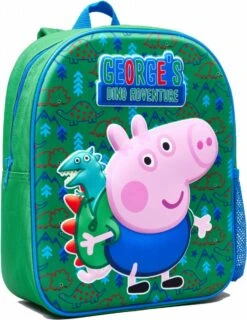 Peppa Pig George Dino Peuter Jongens Rugzak 3D -Reis Opberg Artikelen 927x1200 8