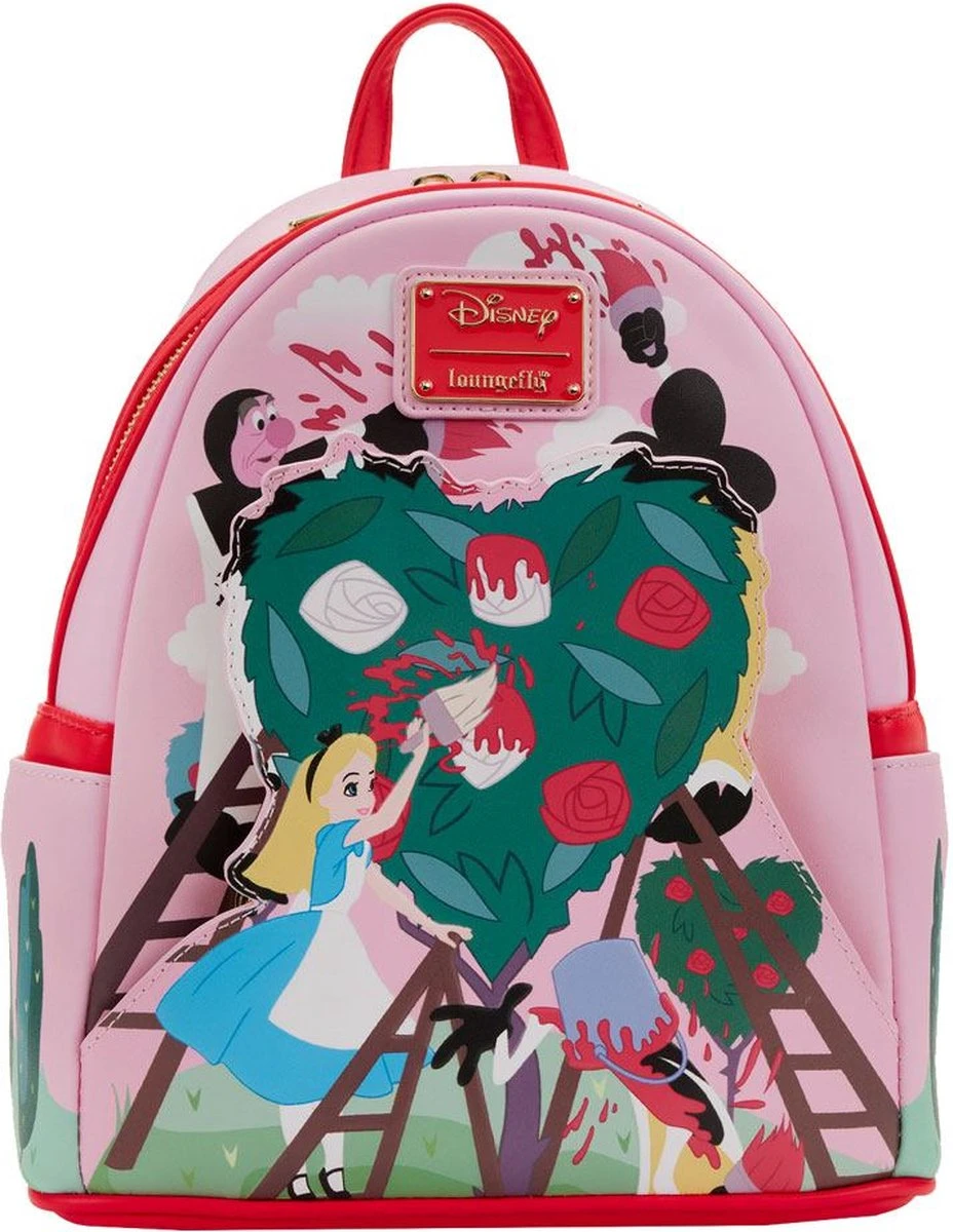 Disney By Loungefly Backpack Alice In Wonderland The Roses Red 3 Disney By Loungefly Backpack Alice In Wonderland The Roses Red