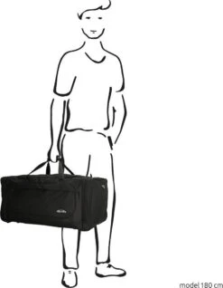 Enrico Benetti Orlando 35302 L Reistas / Sporttas 76 Liter - Zwart -Reis Opberg Artikelen 932x1200 8