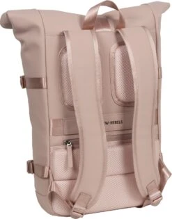 New Rebels® William - Rugtas - Roze - Waterafstotend - Roll-top - 15.615141312108 - 16L - 29x13x45cm - Rugzak / Backpack -Reis Opberg Artikelen 940x1200 4