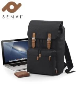 Senvi Vintage Laptop Rugzak Kleur Zwart - Bruin - 18 Liter 13 Senvi Vintage Laptop Rugzak Kleur Zwart - Bruin - 18 Liter -Reis Opberg Artikelen 942x1200 2