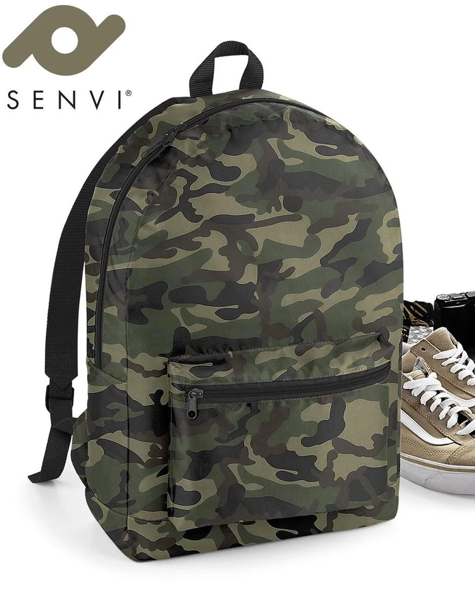 Merkloos Rugzak-Backpack Kleur Camouflage 20 Liter Waterbestendig Stof 7 Merkloos Rugzak-Backpack Kleur Camouflage 20 Liter Waterbestendig Stof - Afbeelding 5