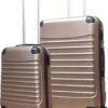 Castillo Quadrant 2 Delige ABS Kofferset (XL + S) - Champagne