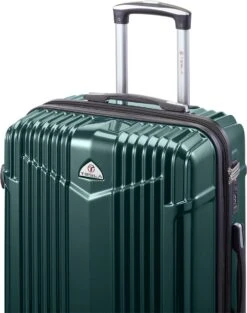 Tesla PC - Reiskoffer - 65 Cm - 4 Wielen - Groen -Reis Opberg Artikelen 946x1200 4