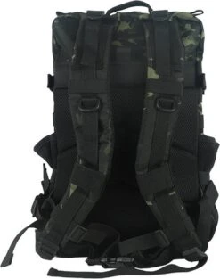 Backpack | Waterdicht | Rugzak | Rugtas | Dagrugzak | Wandelen | Hike Rugzak | Schooltas | 45 Liter | Black Camo -Reis Opberg Artikelen 948x1200 4