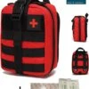 Alta-X Outdoor - Ehbo Tas Rood - Medicijntas - First Aid Bag - Jacht Survival Militaire Edc Pack Molle - Tactical Heuptas Outdoor Sos Pouch Leger Medische Kit Taille Riem Rugzak