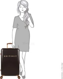 SUITSUIT - Fab Seventies Classic - Espresso Black - Reiskoffer (66 Cm) -Reis Opberg Artikelen 950x1200 2