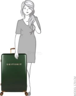 SUITSUIT - Fab Seventies Classic - Beetle Green - Reiskoffer (76 Cm) -Reis Opberg Artikelen 953x1200