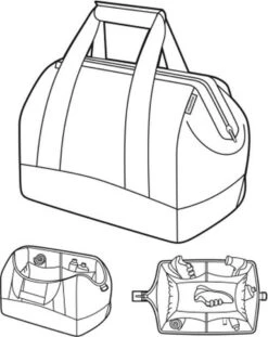 Reisenthel Allrounder M Reistas Sporttas - 18L - Paisley Zwart 16 Reisenthel Allrounder M Reistas Sporttas - 18L - Paisley Zwart -Reis Opberg Artikelen 954x1200 18
