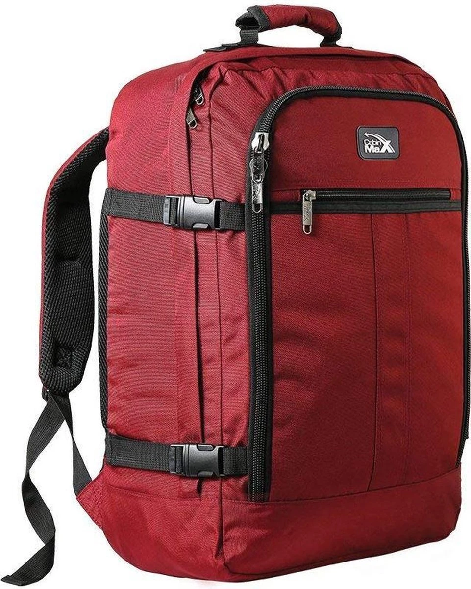 CabinMax Metz Reistas– Handbagage 30L - Rugzak – Backpack - 45x35x20cm – Lichtgewicht - Rood (MZ 30-RD) 3 CabinMax Metz Reistas– Handbagage 30L - Rugzak – Backpack - 45x35x20cm – Lichtgewicht - Rood (MZ 30-RD)