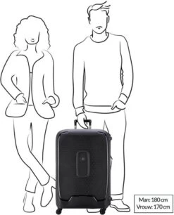 Delsey Moncey Trolley Case - 76 Cm - Black -Reis Opberg Artikelen 969x1200 2