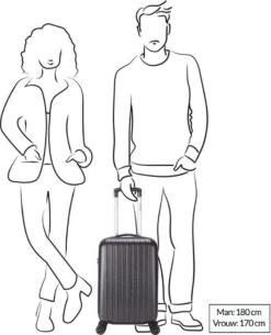 Decent Tranporto-One Handbagage Koffer - 55 Cm - TSA Slot - Dark Blue -Reis Opberg Artikelen 971x1200