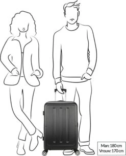 Decent Neon-Fix 2.0 Medium Koffer 66 Cm - 65 Liter - Blauw -Reis Opberg Artikelen 972x1200