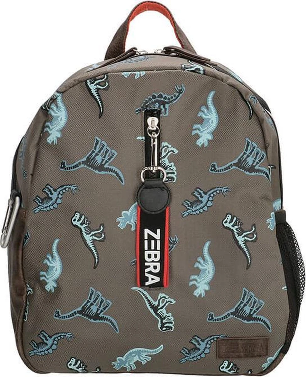 Zebra Rugzak Dino X-ray- Blauw Grijs 8 Zebra Rugzak Dino X-ray- Blauw Grijs - Afbeelding 6