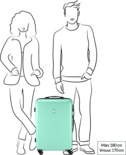 Princess Traveller PT01 - Reiskoffer - Pitch Black - M - 67cm -Reis Opberg Artikelen 974x1200 8