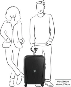 Roncato Light 4 Wiel Trolley 68 Avio Blue -Reis Opberg Artikelen 975x1200 14